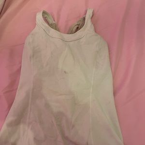 White Lululemon Tank